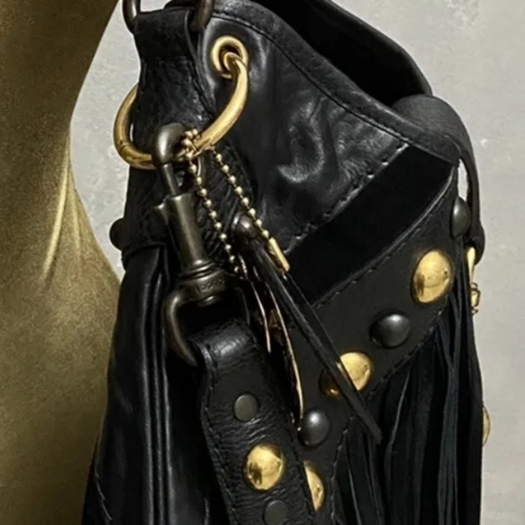 Authentic Gucci Babouska Black Leather Hobo Shoulder Bag - Picture 8 of 17